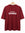 Dodge Charger graphic printed oversized t-shirt - Maroon