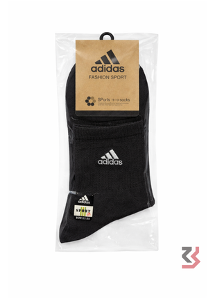 Adidas Sport Crew Socks - Black