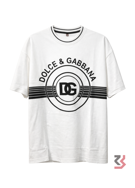 DOLCE & GABBANA ROUND NECK TSHIRT - WHITE