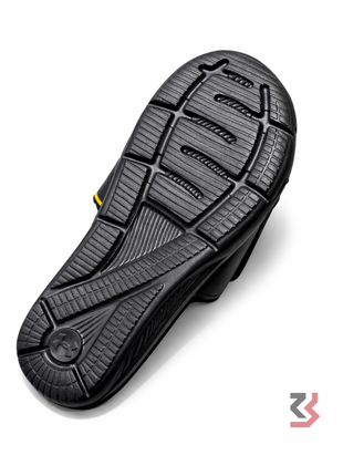 UNDER ARMOR SLIDES - BLACK/YELLOW