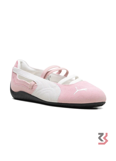 Speedcat Suede Ballet Women's Shoes - Pink/White