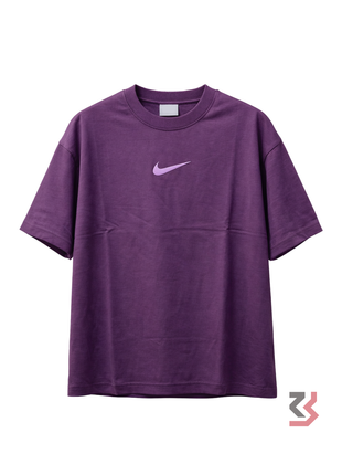 NIKE PLAIN COLOUR ROUND NECK TSHIRT - PURPLE