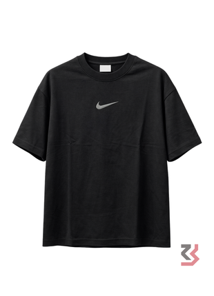 NIKE PLAIN COLOUR ROUND NECK TSHIRT - BLACK