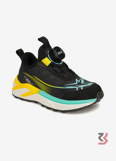 KIDS SHOES BIQI LUJIA - BLACK/WHITE