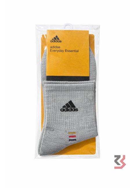 Adidas Everyday Crew Socks - Light Grey