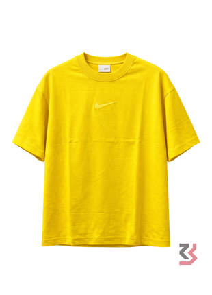 NIKE PLAIN COLOUR ROUND NECK TSHIRT - YELLOW
