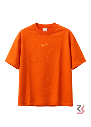 NIKE PLAIN COLOUR ROUND NECK TSHIRT - ORANGE