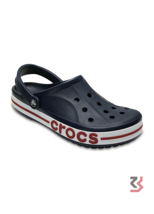 CROCS CLOG SLIDE BLUE RED