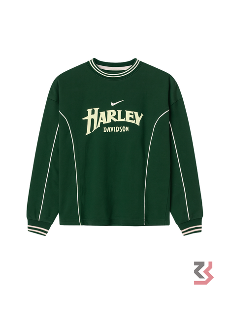 Harley Davidson Full Sleeve T-shirt - Green