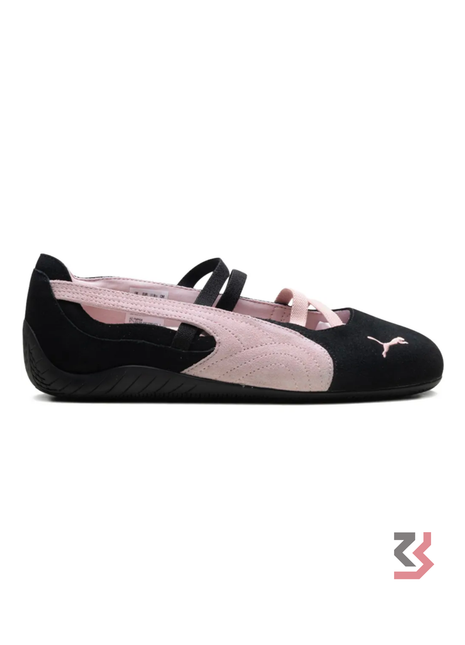 Speedcat Suede Ballet Women's Shoes - Black/Pink