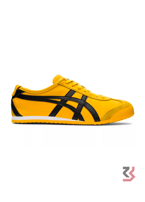 Onitsuka Tiger Mexico 66 sneaker in YELLOW with BLACK stripes
