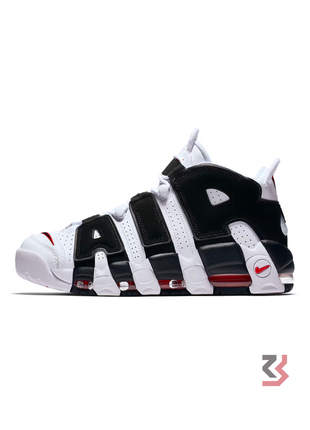 Nike Air more Uptempo 96 'White & University Red & Black'