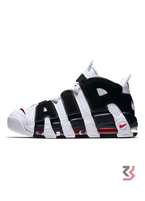 Nike Air more Uptempo 96 'White & University Red & Black'