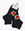 Retro Art Crew Socks - Black/Red Lip (single pair)