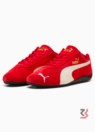 Puma Speedcat OG sneakers in Red suede