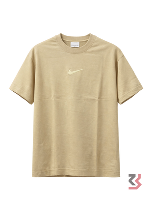 NIKE PLAIN COLOUR ROUND NECK TSHIRT - LIGHT BEIGE