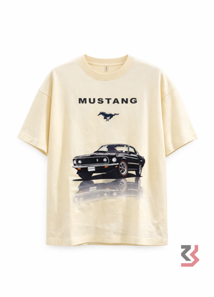 Mustang Round neck Tshirt - Off White