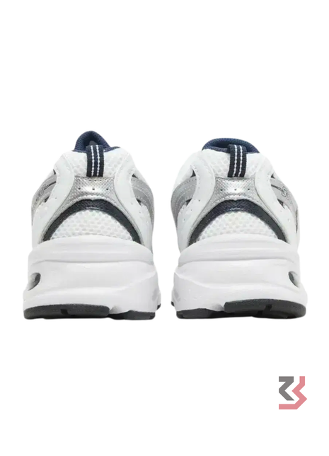 New Balance 530 White Silver Navy