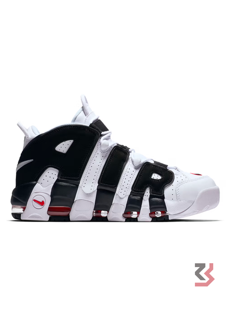 Nike Air more Uptempo 96 'White & University Red & Black'