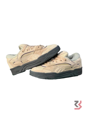 PUMA 180 sneaker in beige suede - BEIGE/BLACK
