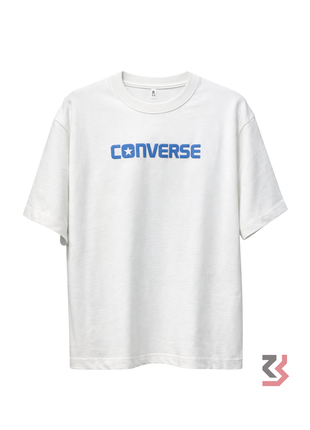 CONVERSE ROUND NECK TSHIRT - WHITE