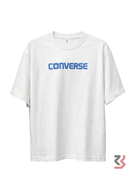 CONVERSE ROUND NECK TSHIRT - WHITE
