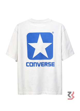 CONVERSE ROUND NECK TSHIRT - WHITE