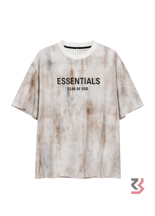 ESSENTIALS FEAR OF GOD ROUND NECK TSHIRT - BEIGE