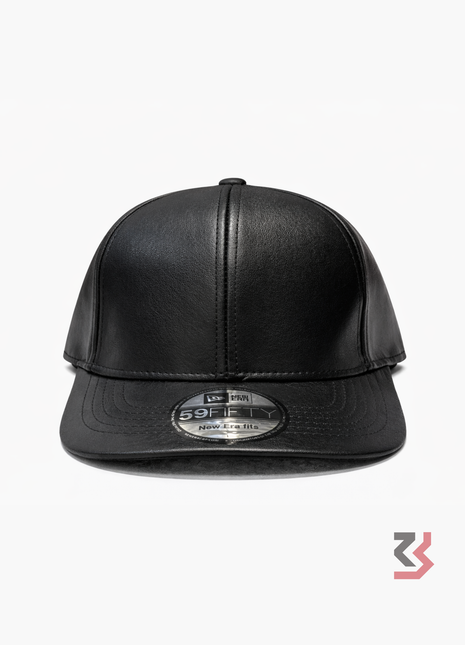 PU Leather Cap - Black