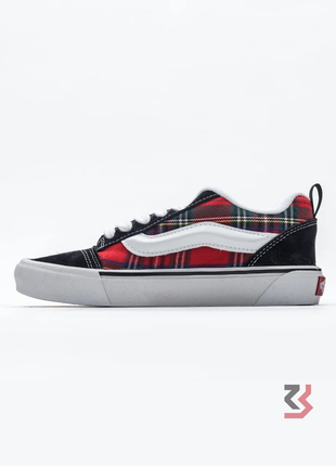 Vans Knu Skool - Black/Red check