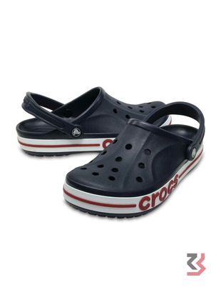 CROCS CLOG SLIDE BLUE RED