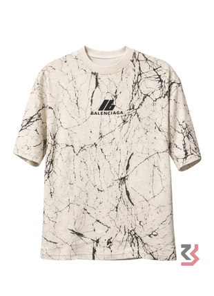 BALENCIAGA ROUND NECK TSHIRT - LIGHT BEIGE