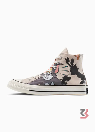 Converse x Tom and Jerry Chuck 70 High Top - Cream