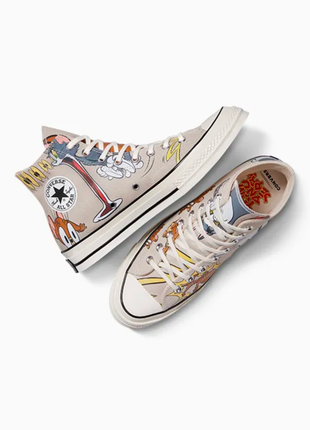 Converse x Tom and Jerry Chuck 70 High Top - Cream