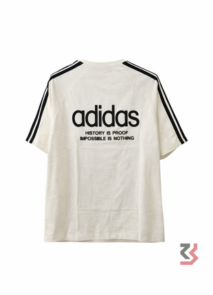 Adidas stripe tshirt - Off white
