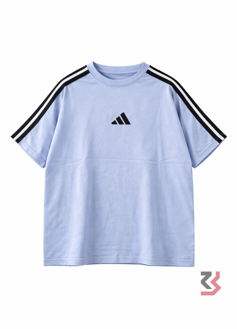 Adidas stripe tshirt - Light Blue