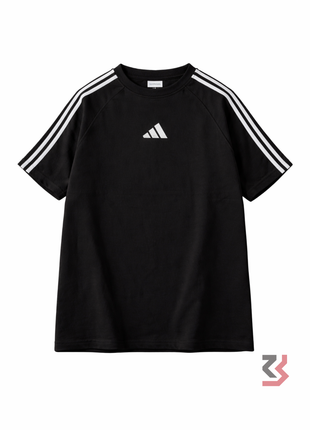 Adidas stripe tshirt - Black