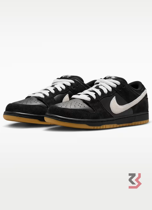 Nike Dunk Low Pro Sb Black White Gum